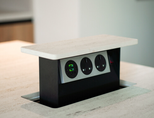 Classy Minimalist Kitchen Pop-up Socket